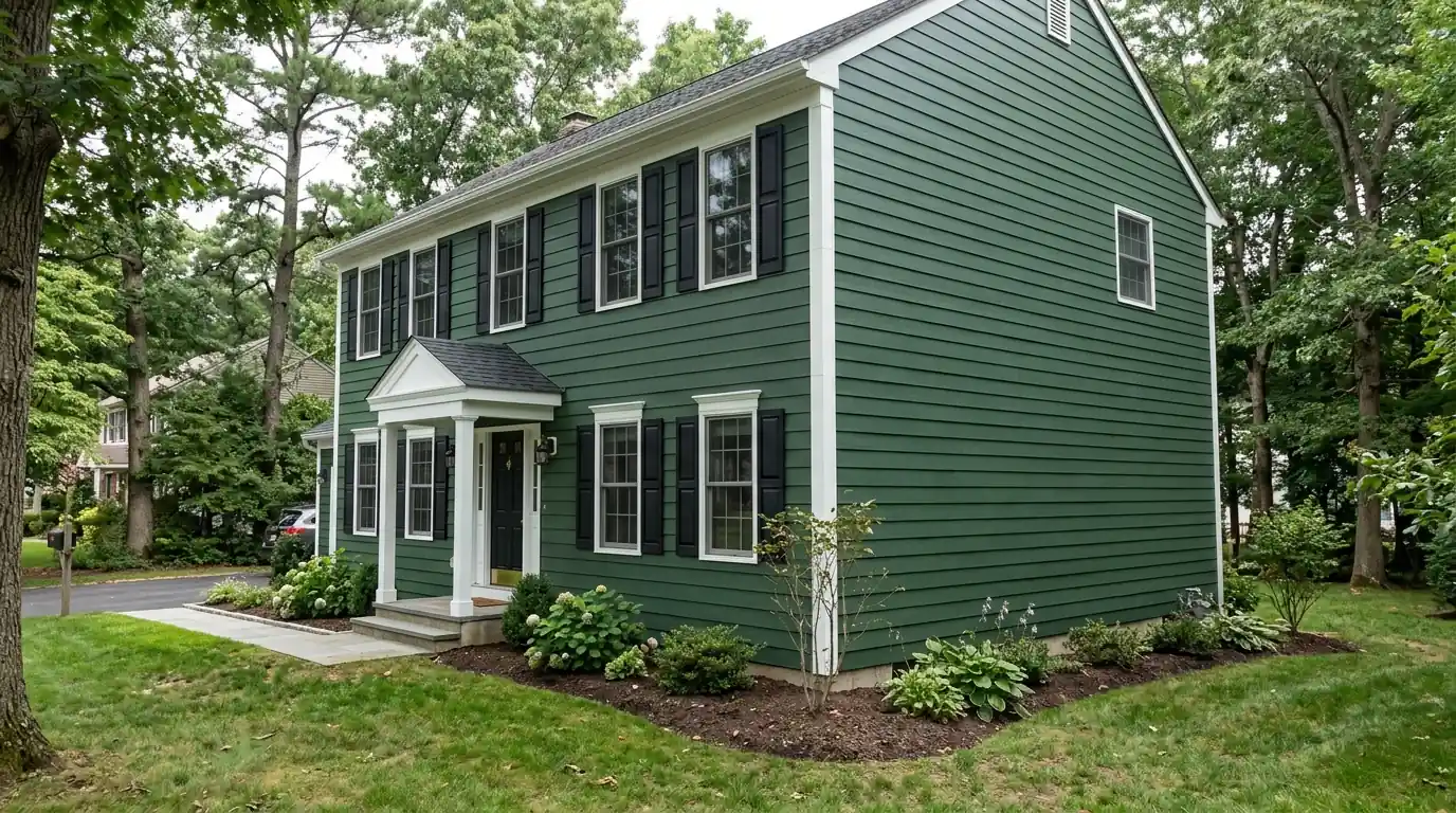 Fiber cement lap on a Jersey Shore home