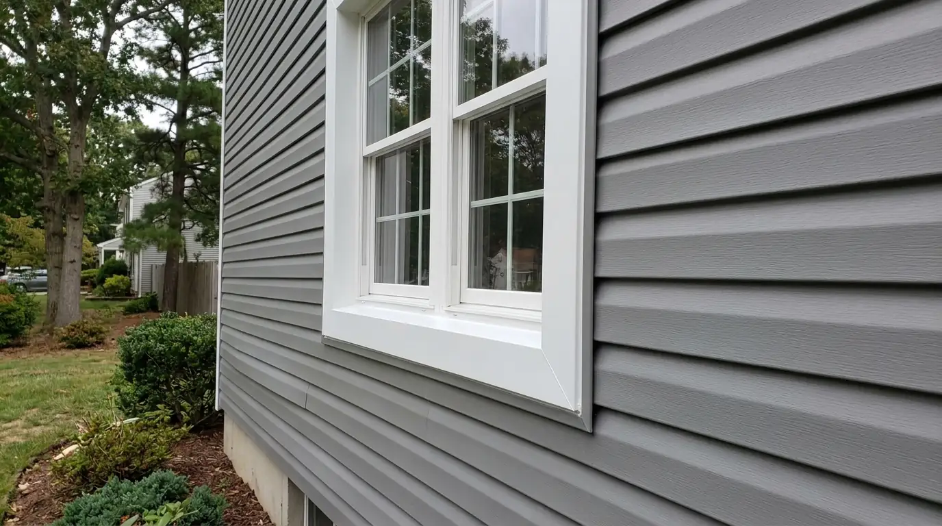 PVC trim and capping on a Jersey Shore home