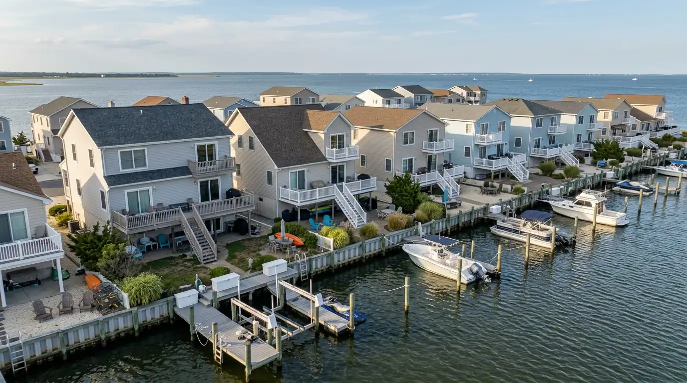 Bayfront and lagoons homes near Toms River